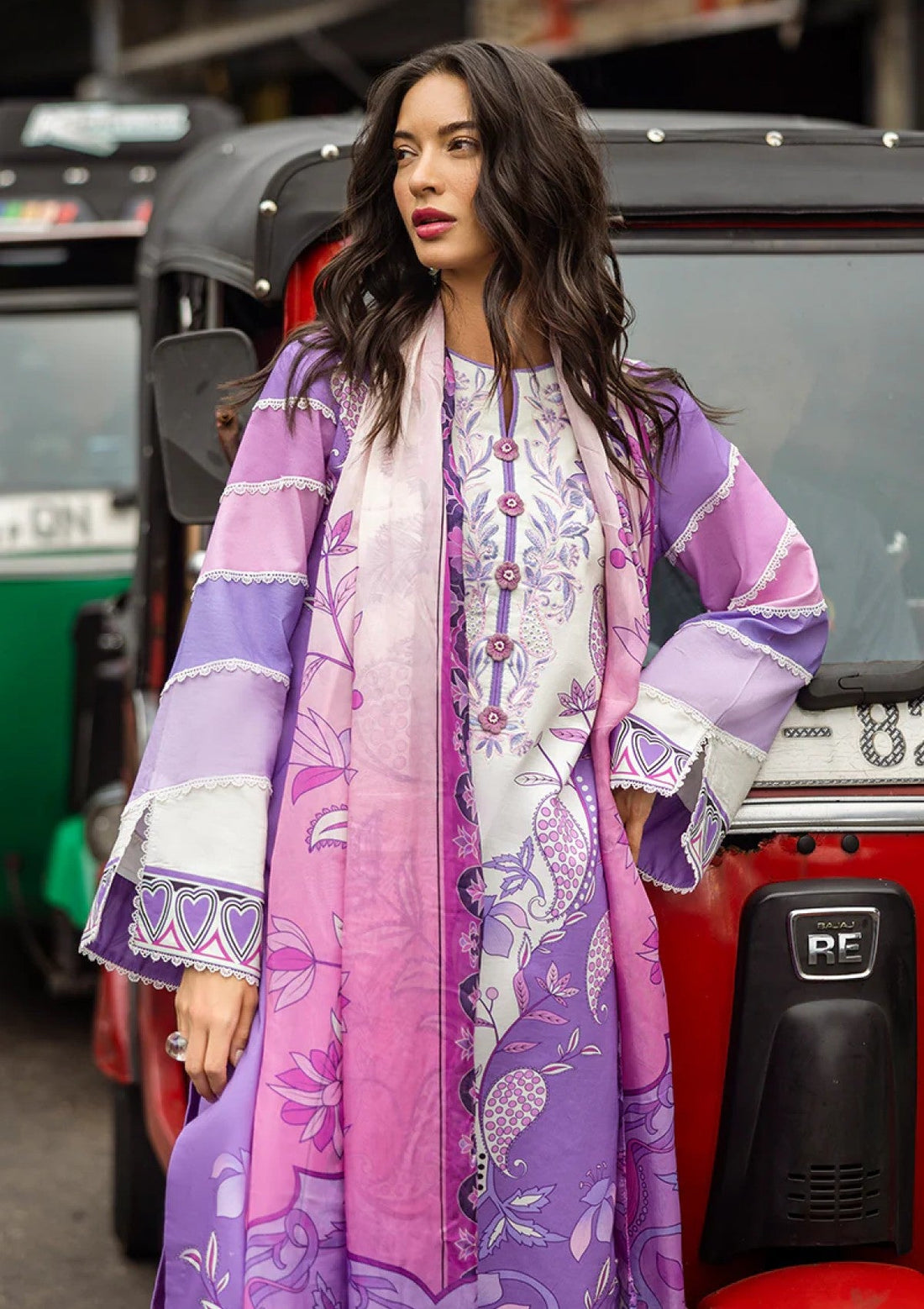 Lawn - Mushq - Hemline - La Dolce - Prints - D#5A - Fabola