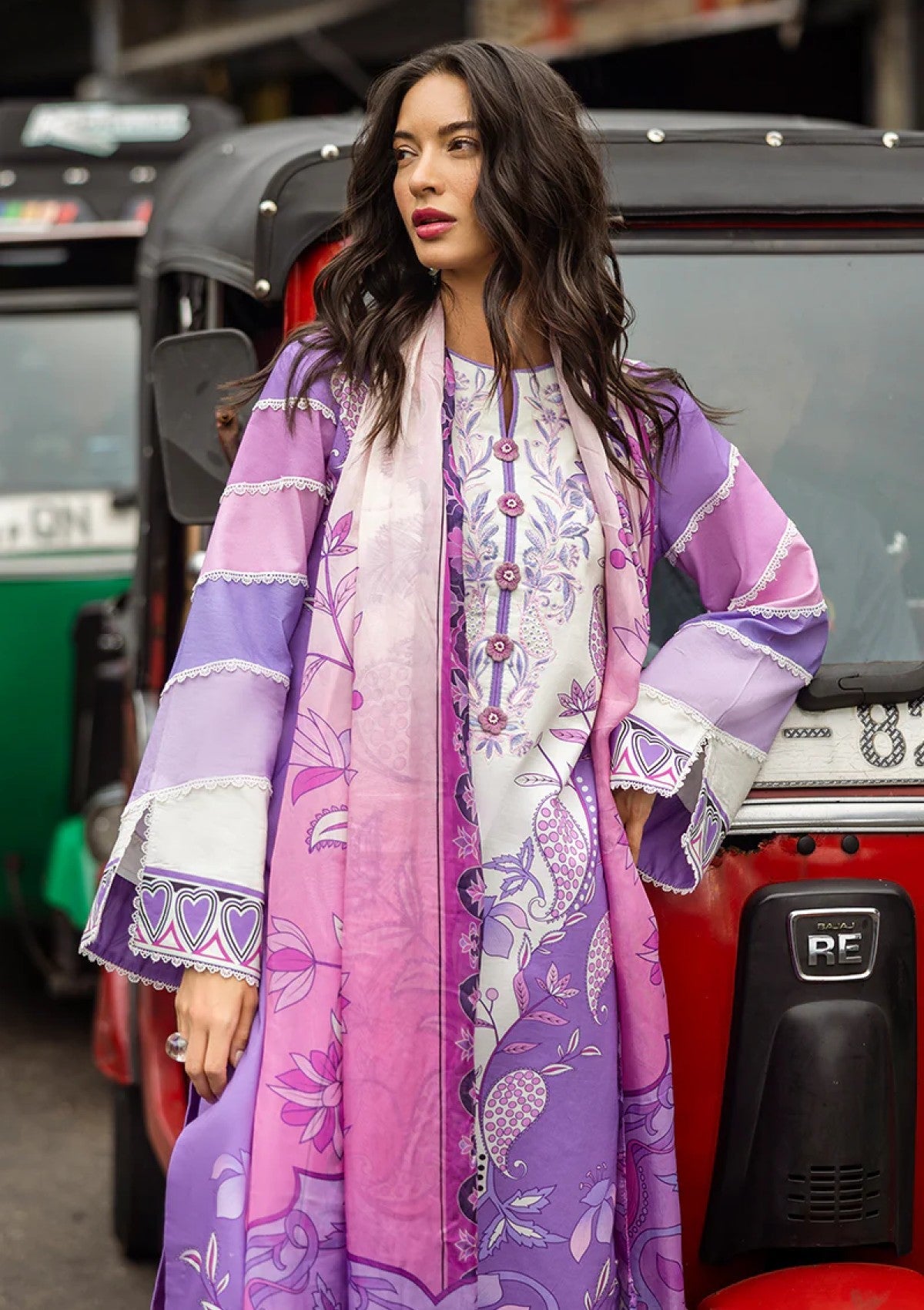Lawn - Mushq - Hemline - La Dolce - Prints - D#5A - Fabola