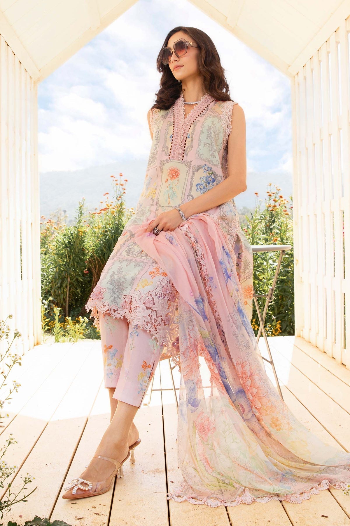 Maria B | M Prints 25 | MPT-2511-A - Official Maria B stockist in UK - Sakeena London