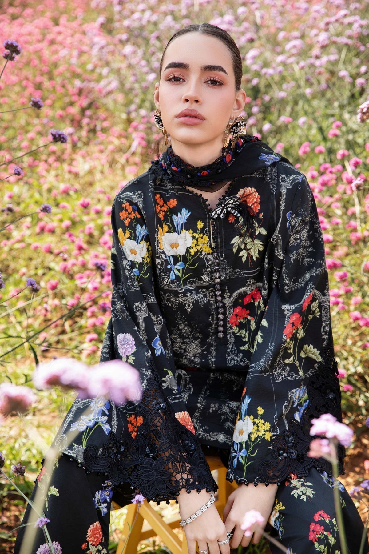 Maria B | M Prints 25 | MPT-2511-B - Official Maria B stockist in UK - Sakeena London