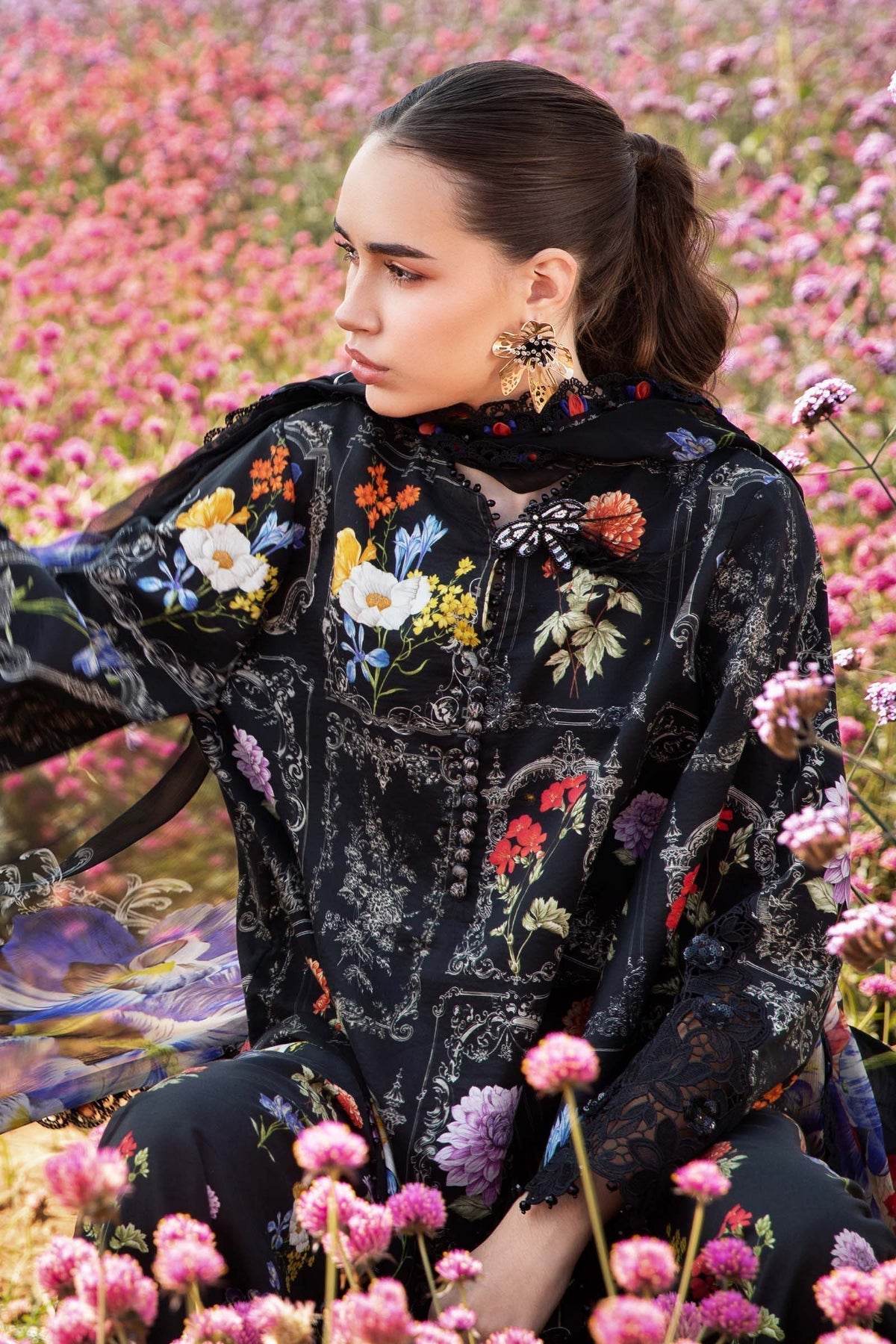 Maria B | M Prints 25 | MPT-2511-B - Official Maria B stockist in UK - Sakeena London