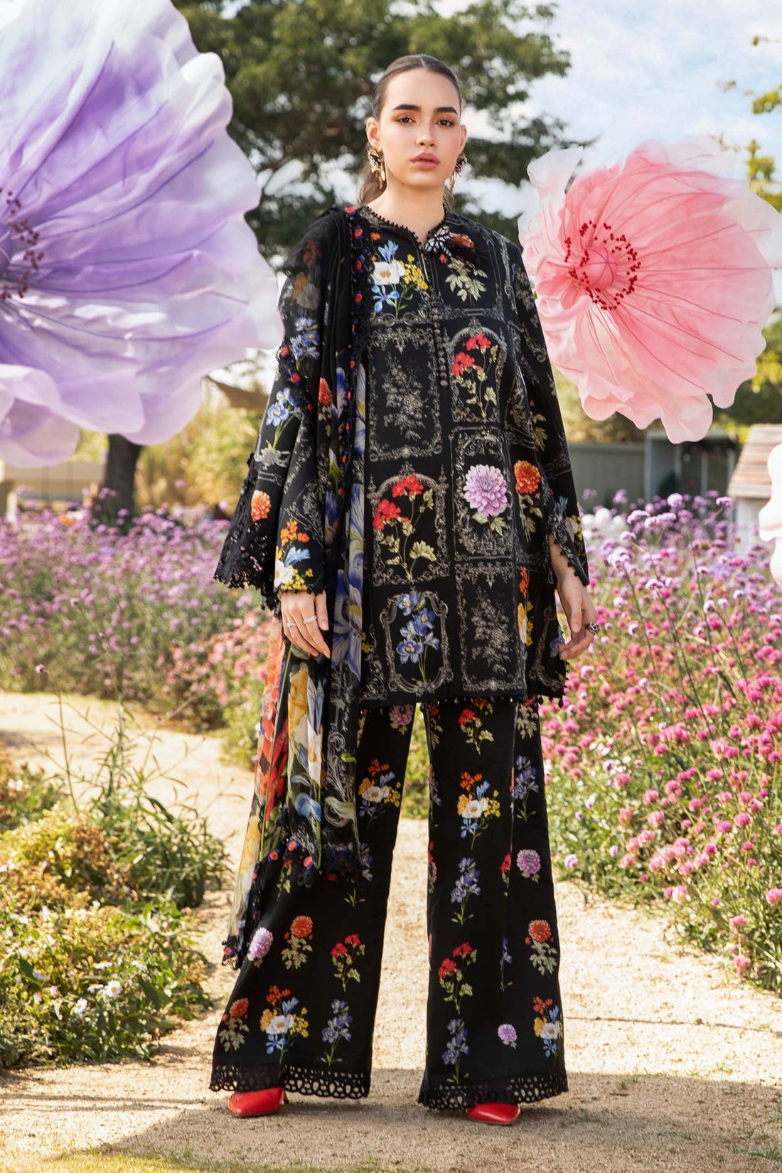 Maria B | M Prints 25 | MPT-2511-B - Official Maria B stockist in UK - Sakeena London