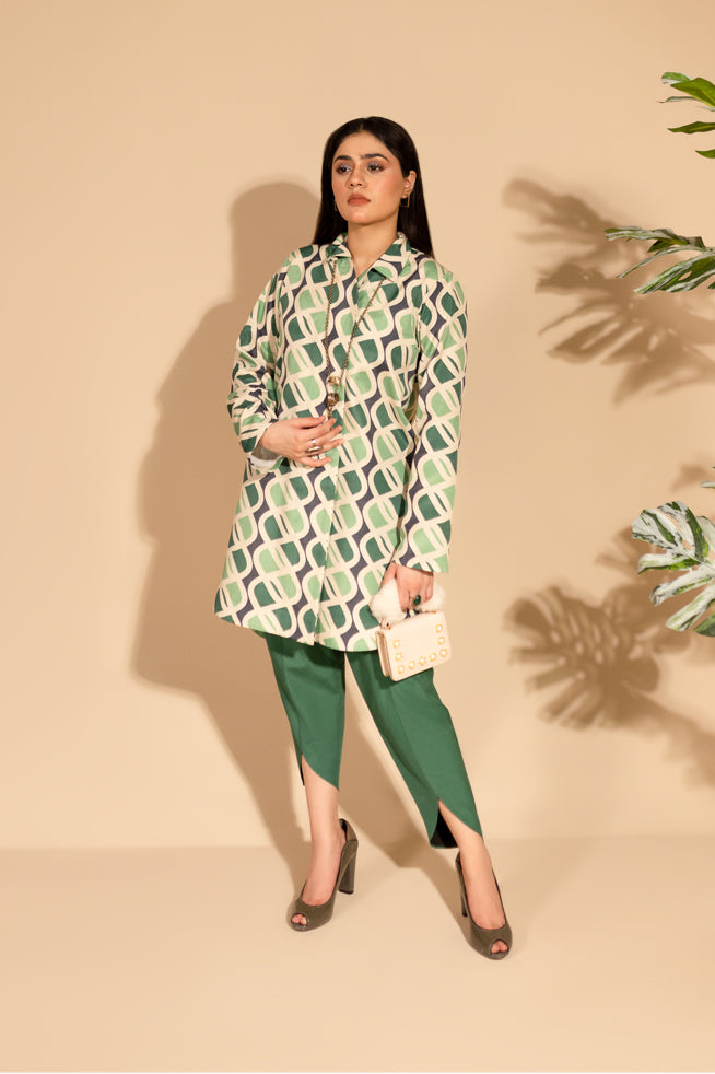 Fozia Khalid | Print Edit | Emeraude - Official Fozia Khalid stockist in UK - Sakeena London