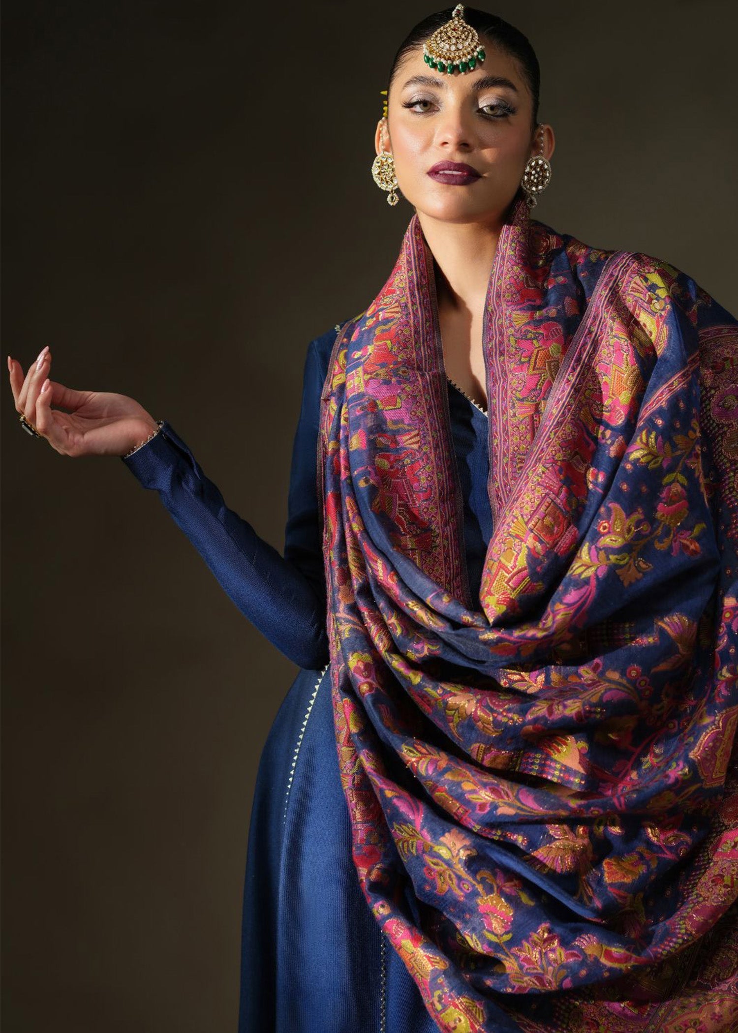 Mahum Asad | Khaani Formals | Mughal Shawl - Official Mahum Asad stockist in UK - Sakeena London