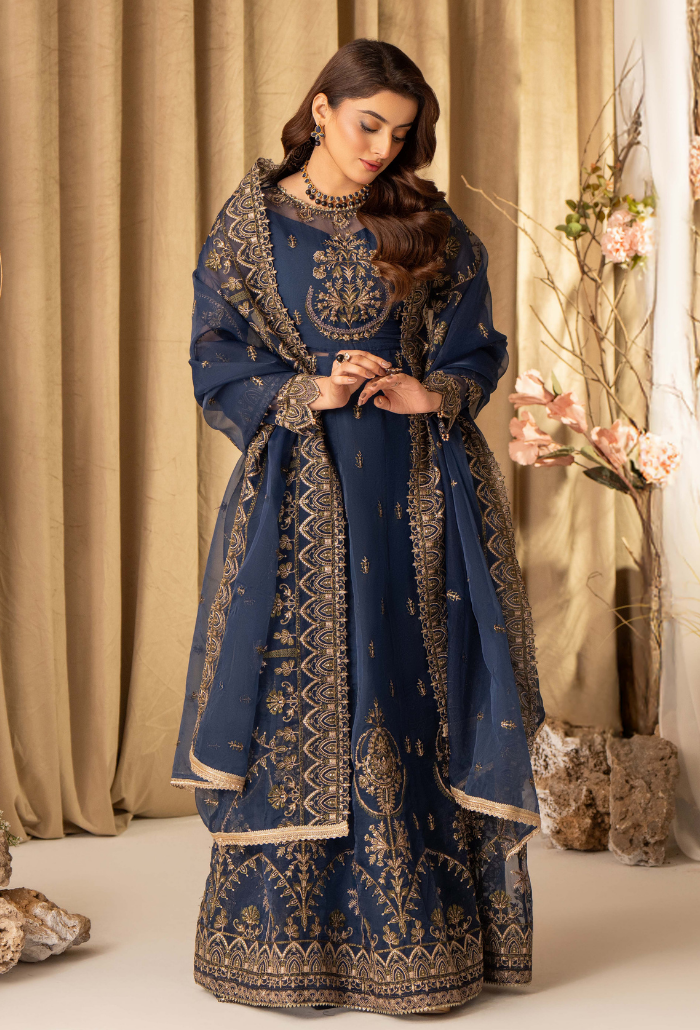 Humdum | Chiffon Collection | HOC - D08 - Official Humdum stockist in UK - Sakeena London