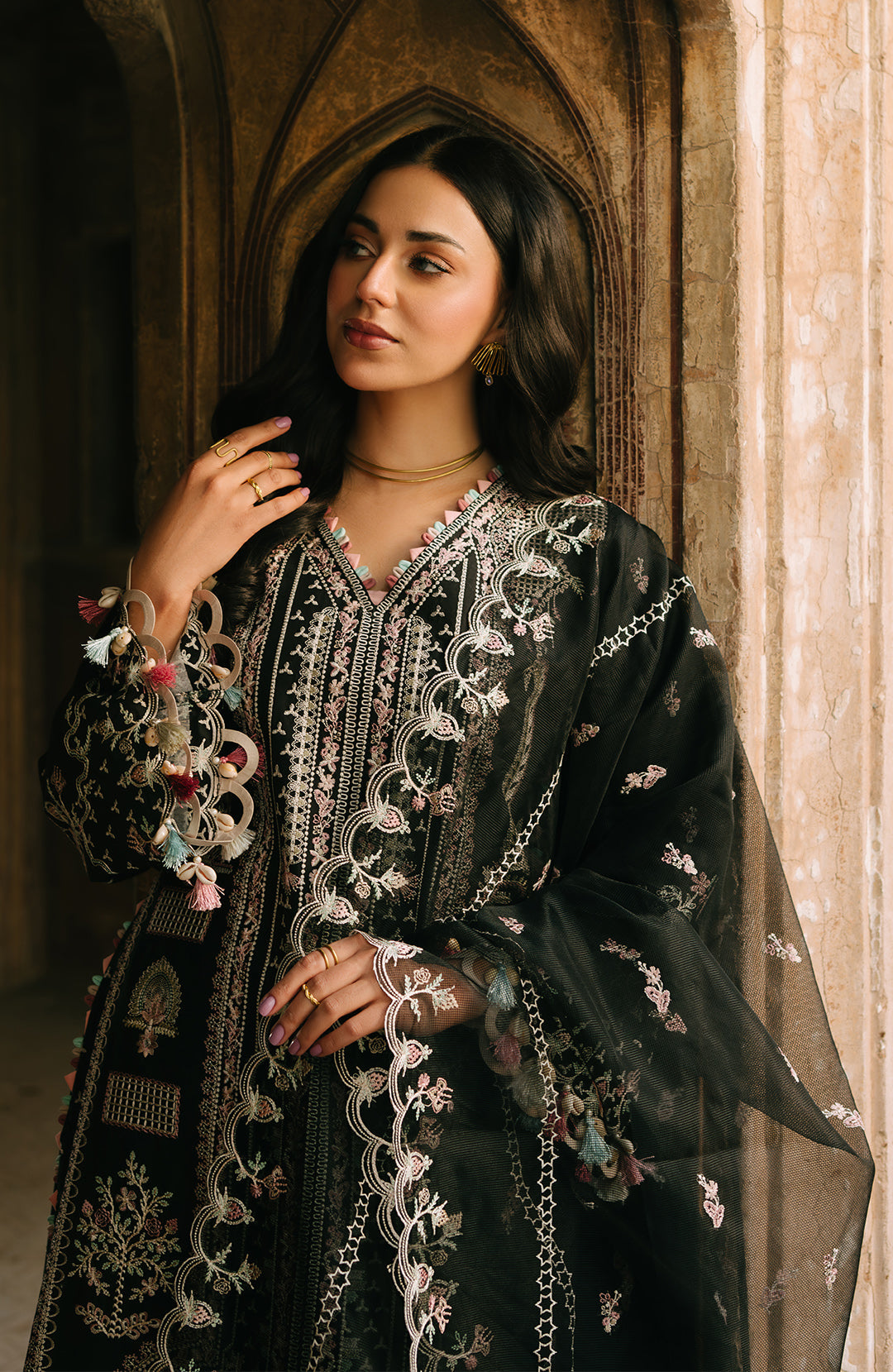 Fiona | Sarang Lawn 25 | Kara - Official Fiona stockist in UK - Sakeena London