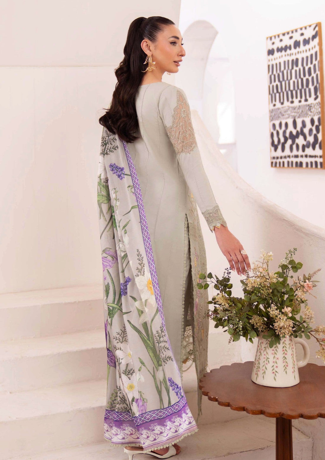 Lawn - Neeshay - Symphony Vol II - Luxury 25 - OLIVE