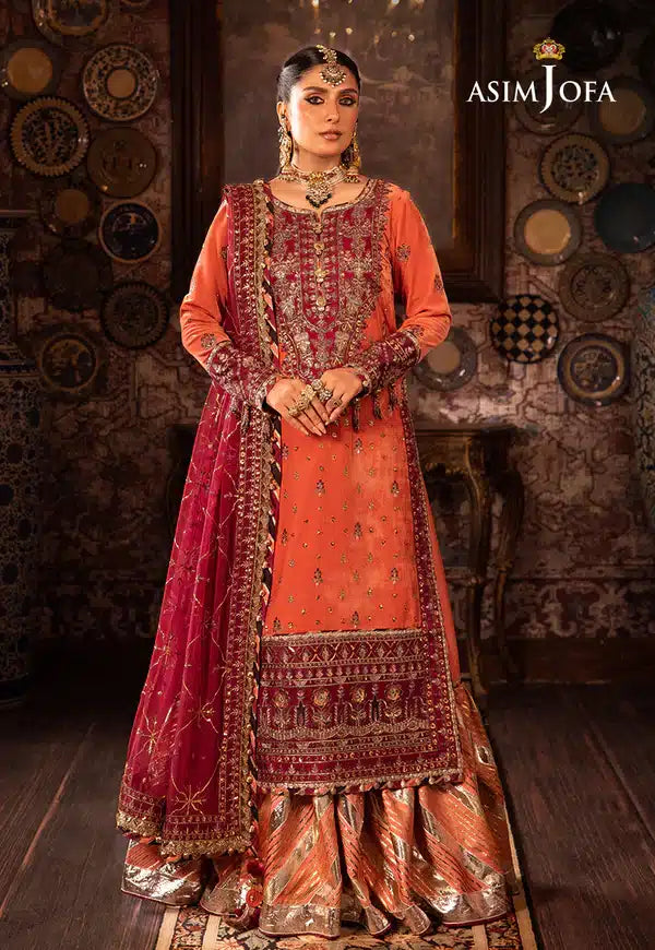Asim Jofa | Makhmal Wedding Velvet 23 | AJMM-01 - Official Asim Jofa stockist in UK - Sakeena London