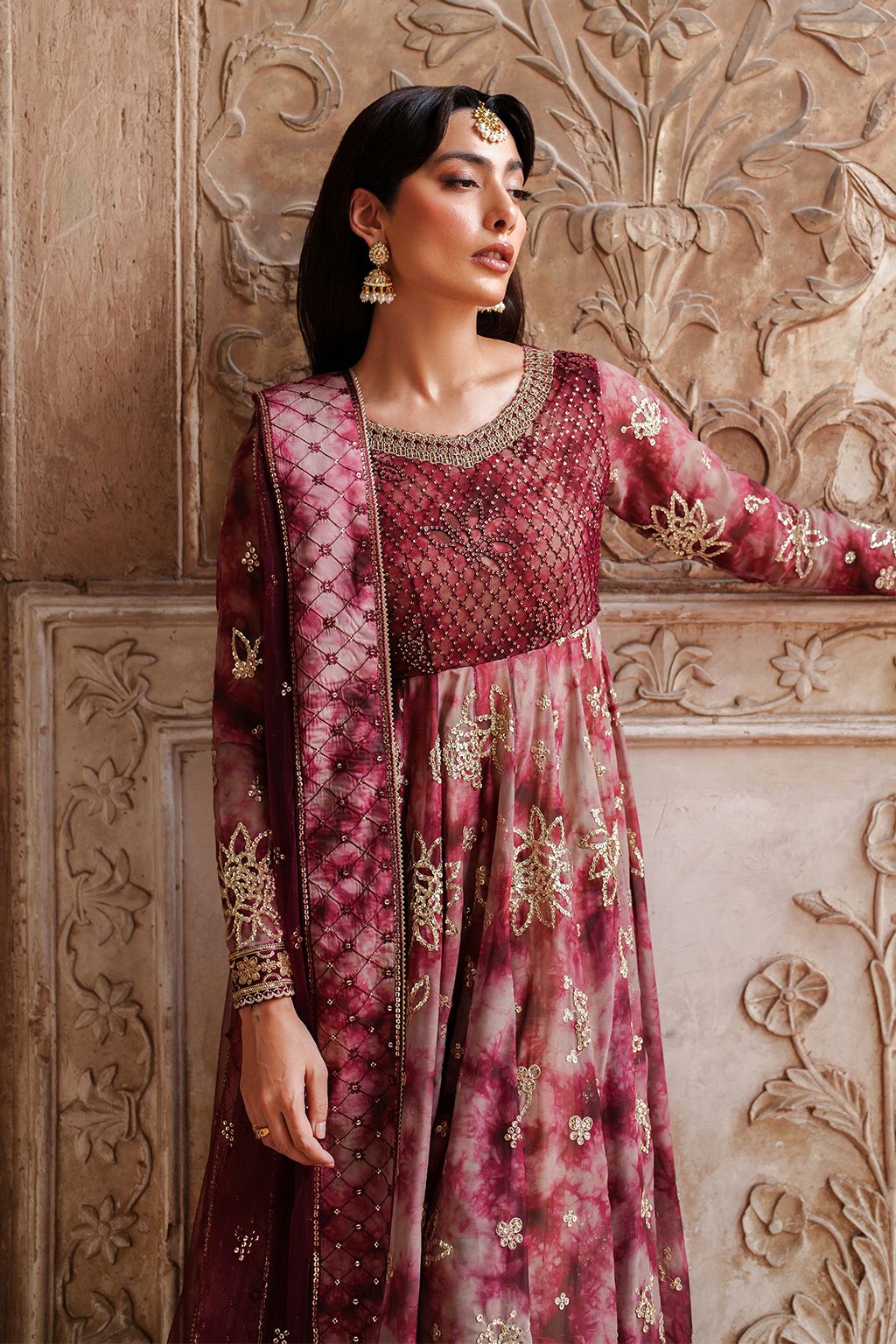 Iznik | Festive Formal | UE-533 Printed Chiffon - Official Iznik stockist in UK - Sakeena London
