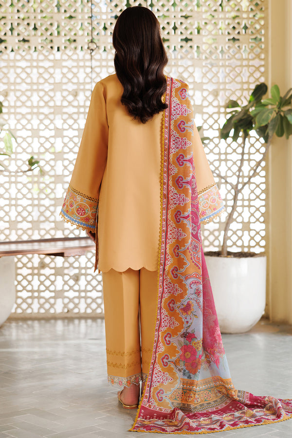 Farasha | Summer Weaves Embroidered Lawn | Golden Bloom - Official Farasha stockist in UK - Sakeena London