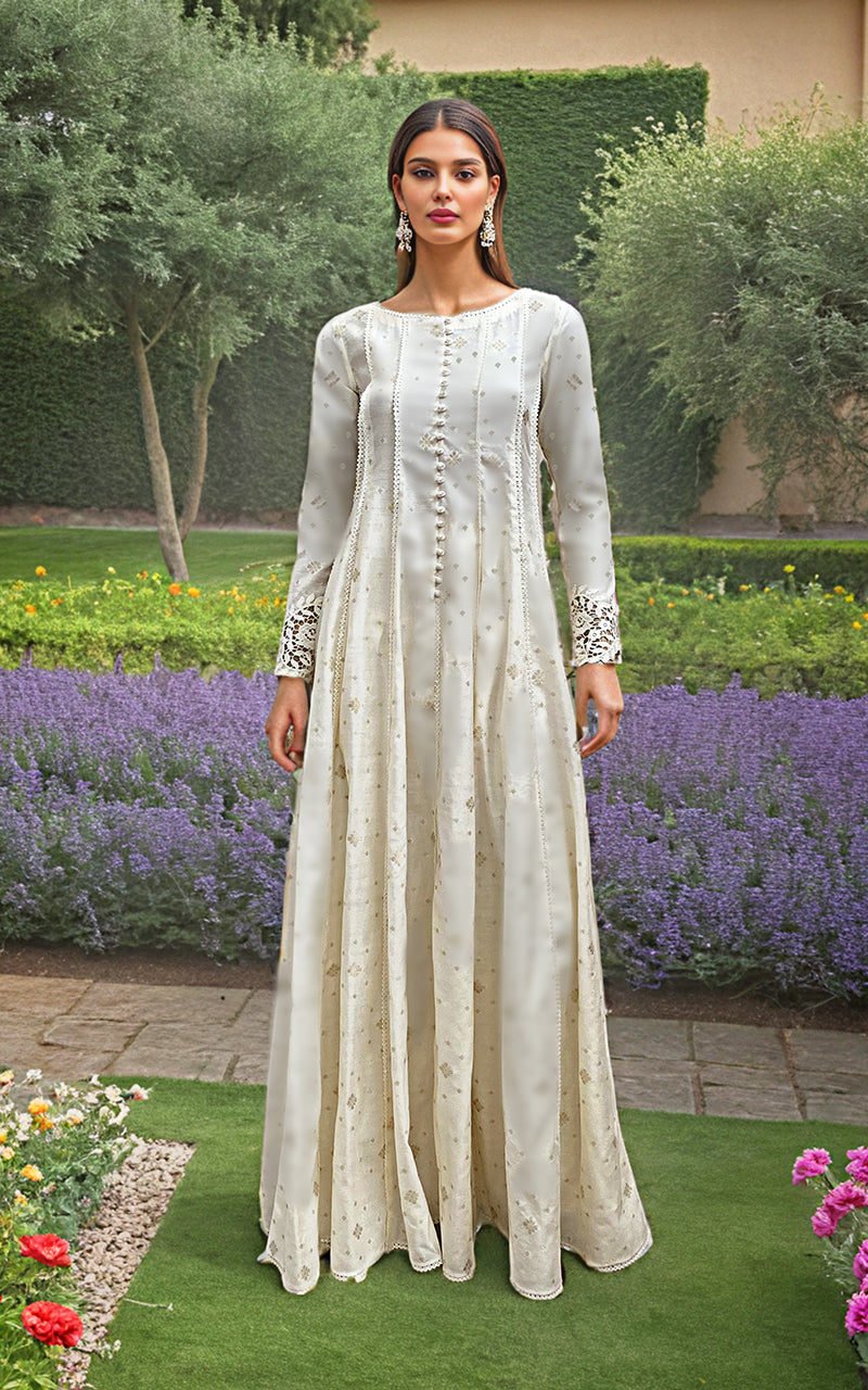 Threads and Motifs | Formal Dresses 25 | FLARED PESHWAS WITH DUPATTA AND TROUSER - Official Threads and Motifs stockist in UK - Sakeena London
