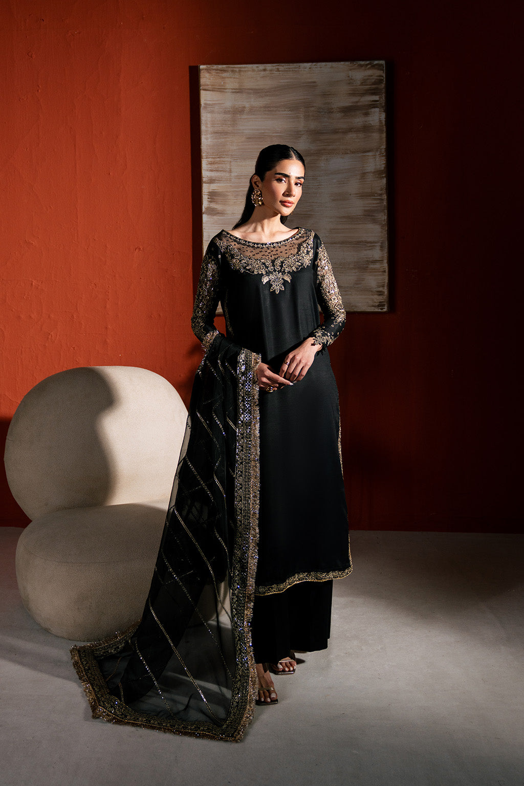 Neeshay | Raw Silk | RTW-RS-03 - Official Neeshay stockist in UK - Sakeena London