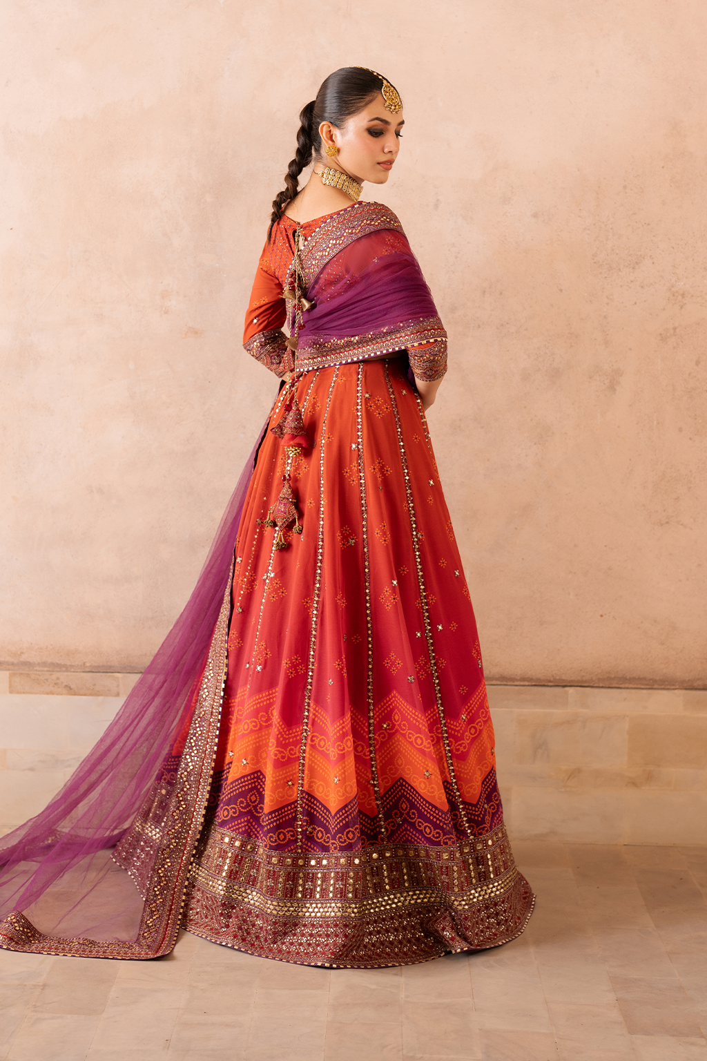 Iznik | Bandhani Formals | UE-334 - Official Iznik stockist in UK - Sakeena London