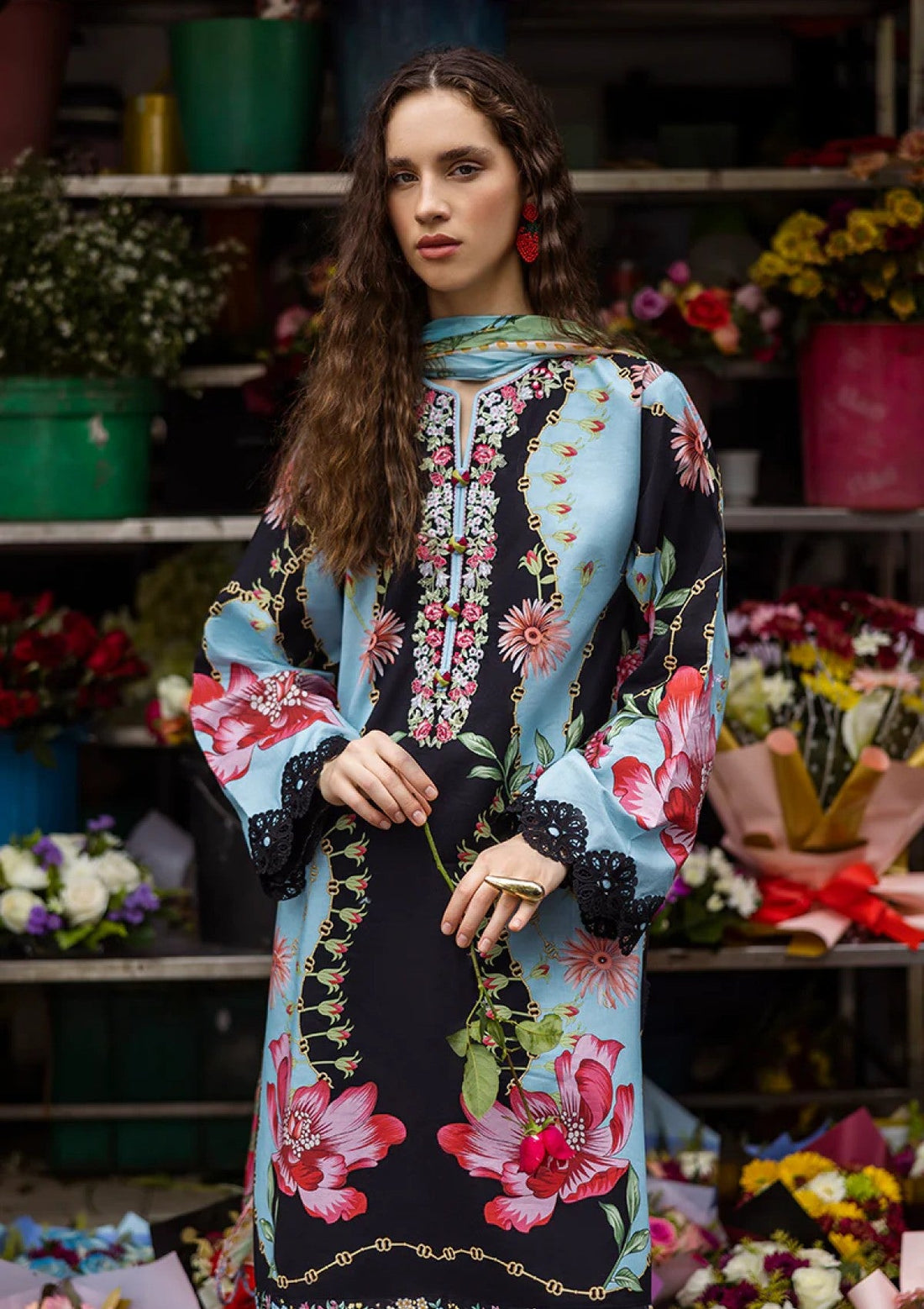 Lawn - Mushq - Hemline - La Dolce - Prints - D#8A - Renata