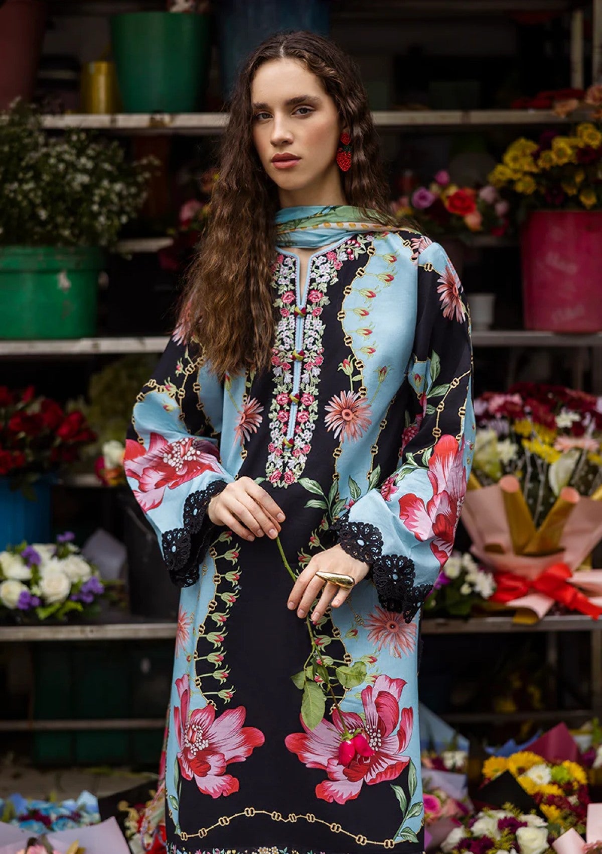 Lawn - Mushq - Hemline - La Dolce - Prints - D#8A - Renata