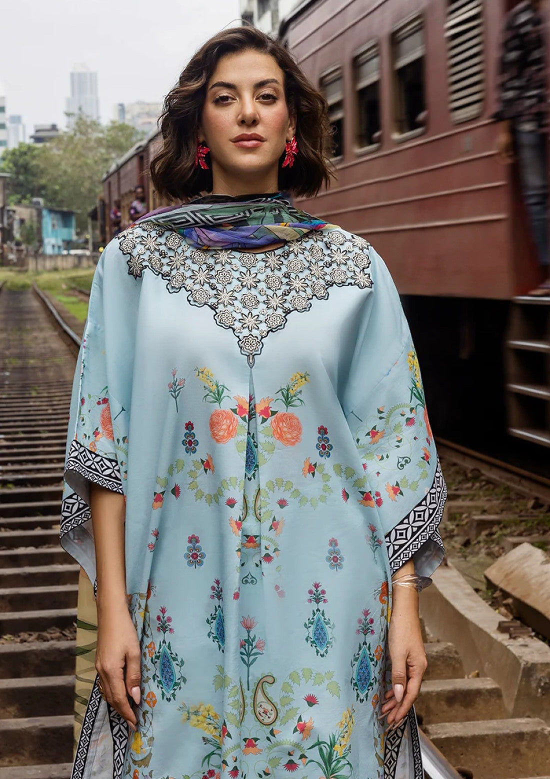 Lawn - Mushq - Hemline - La Dolce - Prints - D#01A - Nerina