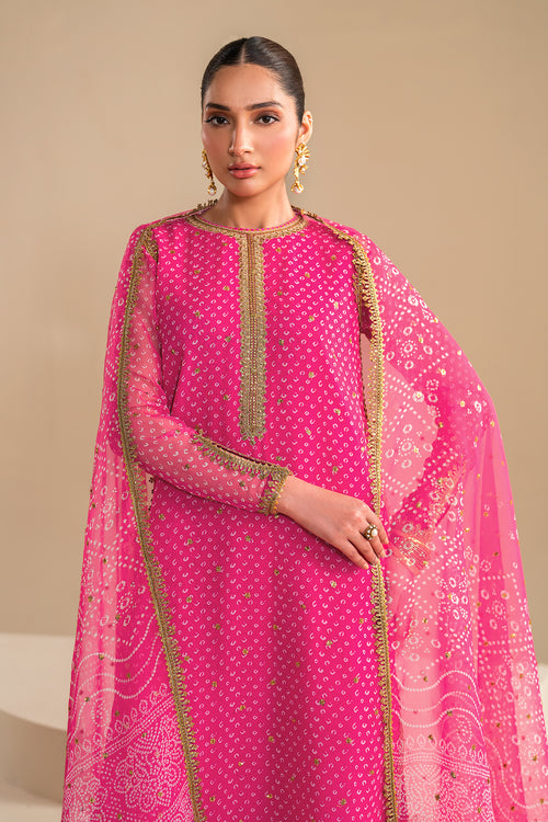 Baroque | Luxury Pret 24 | CHIFFON UF-626 - Official Baroque stockist in UK - Sakeena London