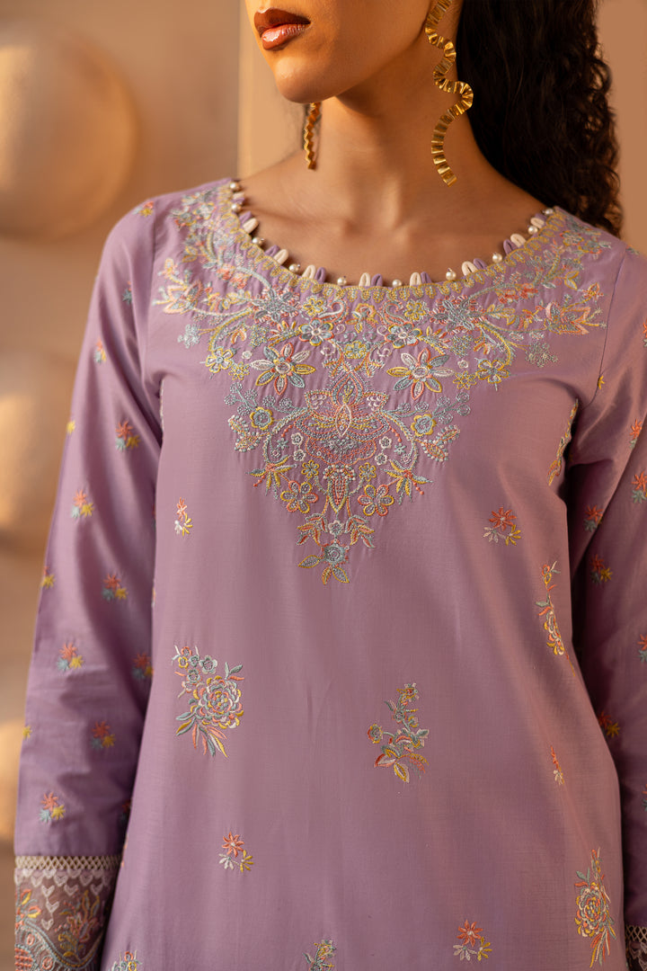 Batik | Ophelia Luxury Pret | Yasha Lilac - Official Batik stockist in UK - Sakeena London