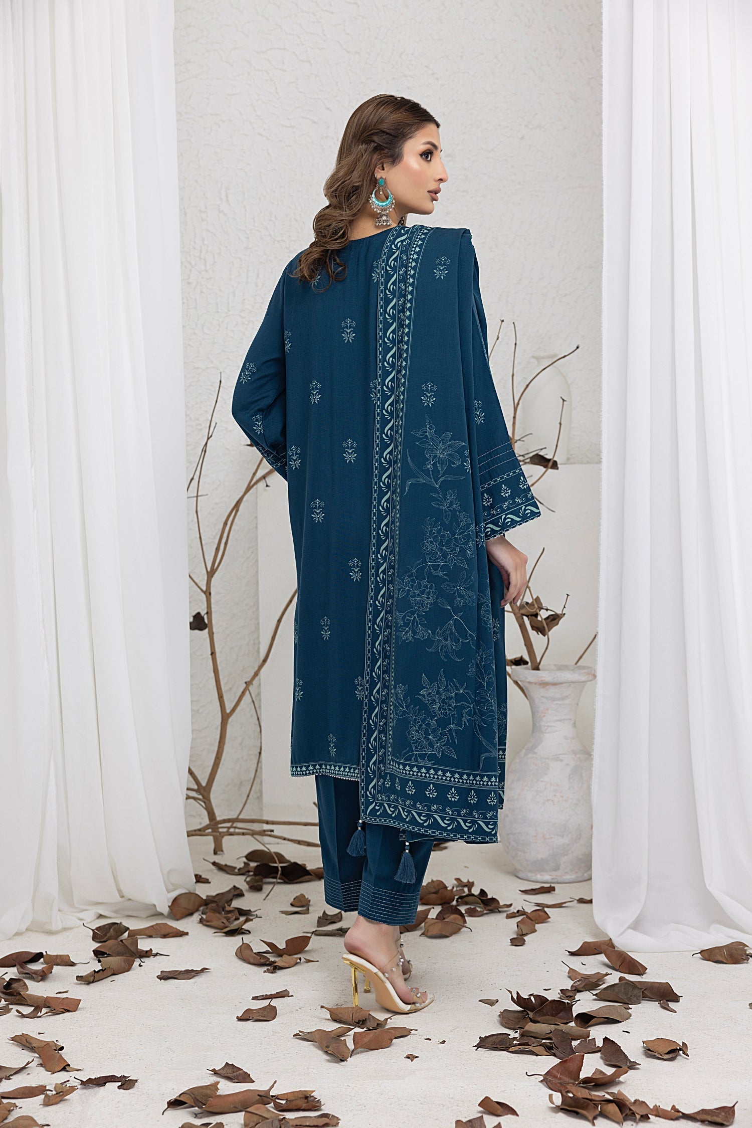 LSM | Embroidered and Printed Lawn | LG-IZ-0257-A - Official LSM stockist in UK - Sakeena London