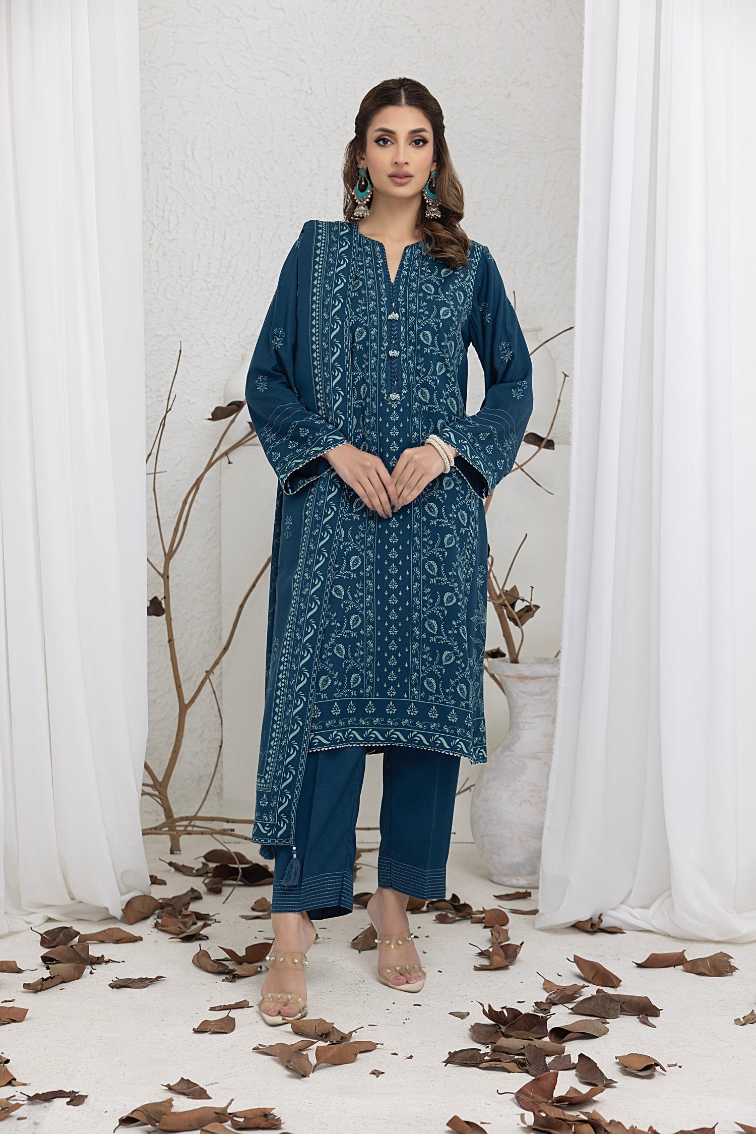LSM | Embroidered and Printed Lawn | LG-IZ-0257-A - Official LSM stockist in UK - Sakeena London