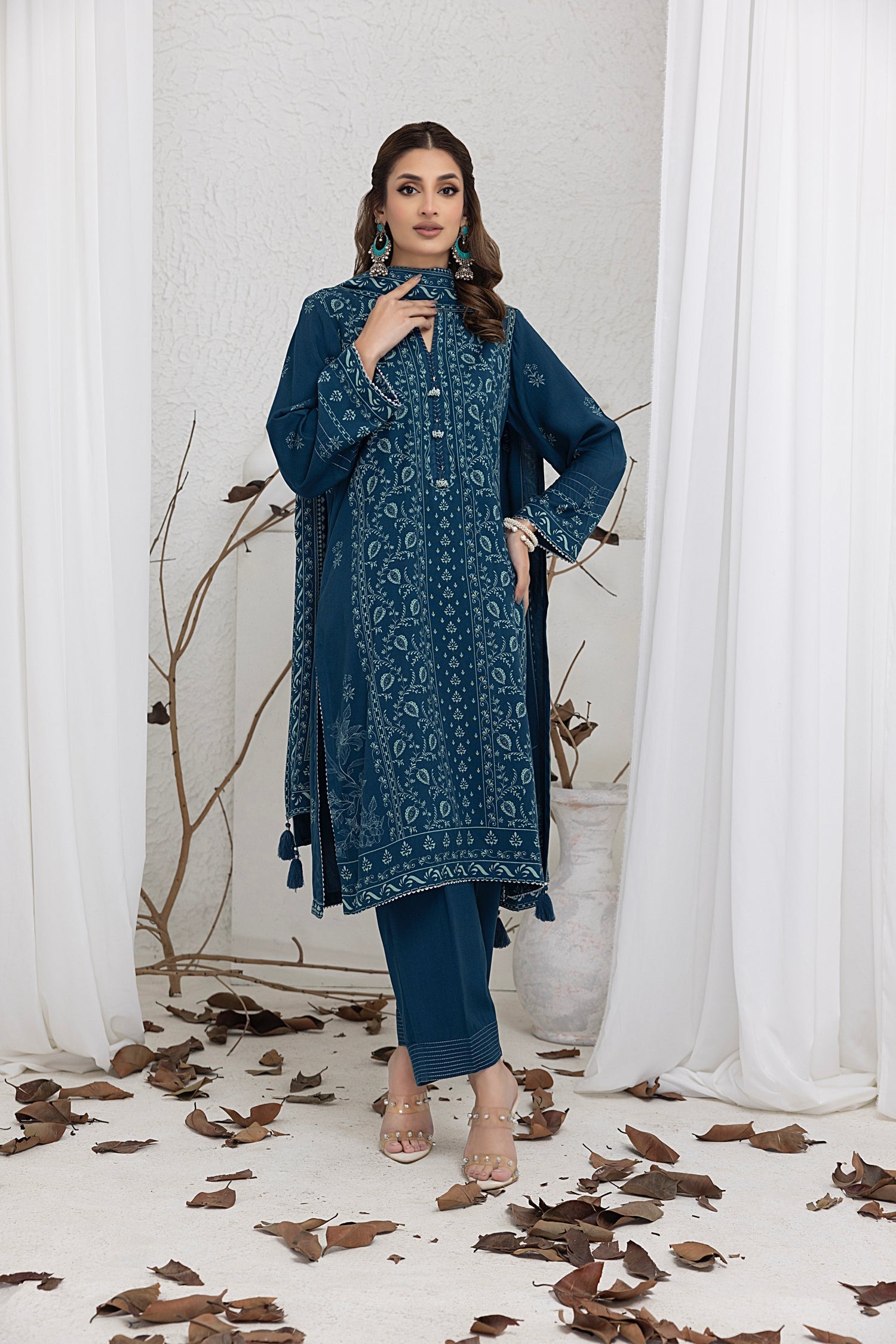 LSM | Embroidered and Printed Lawn | LG-IZ-0257-A - Official LSM stockist in UK - Sakeena London