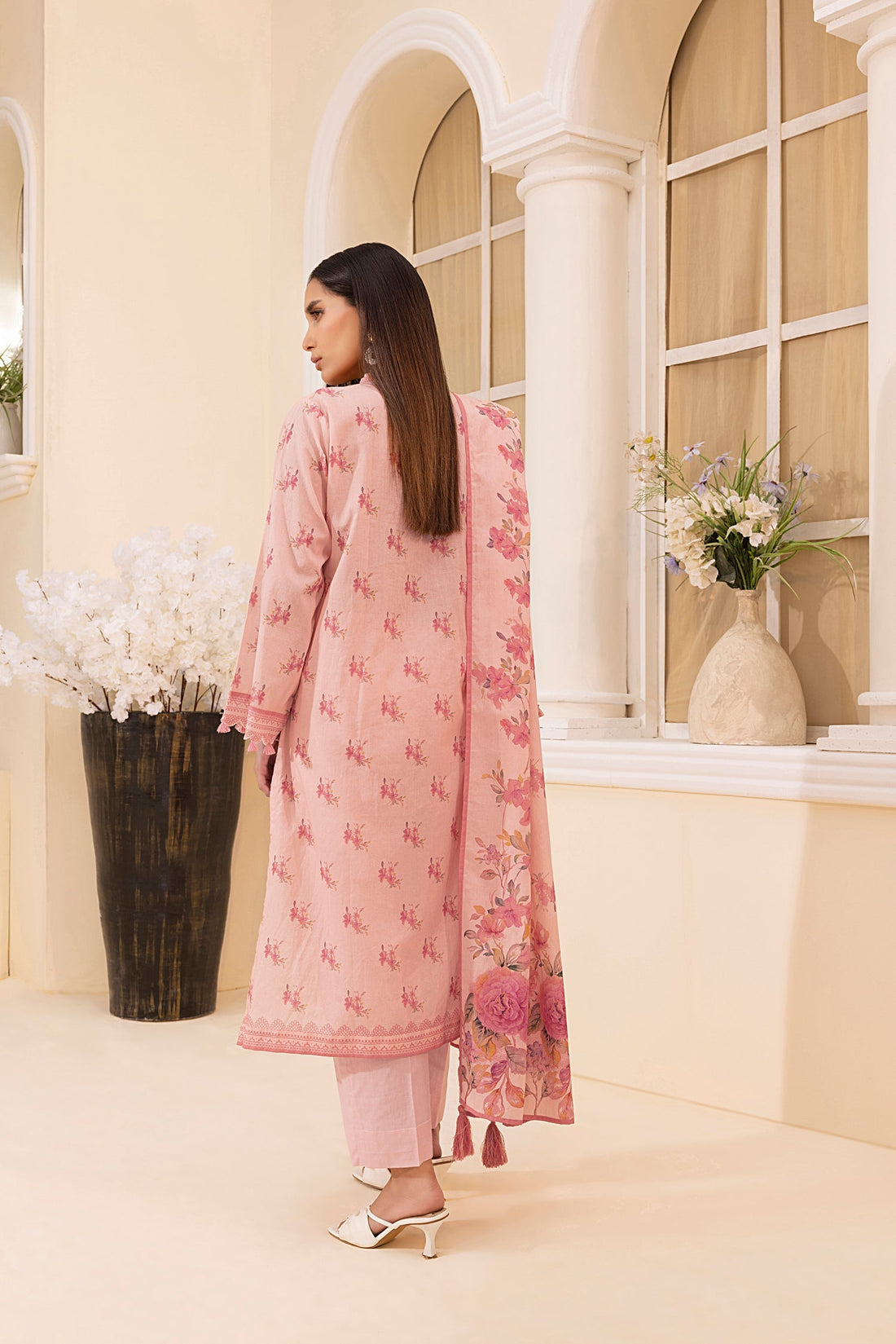 LSM | Embroidered and Printed Lawn | LG-MM-0224 - Official LSM stockist in UK - Sakeena London