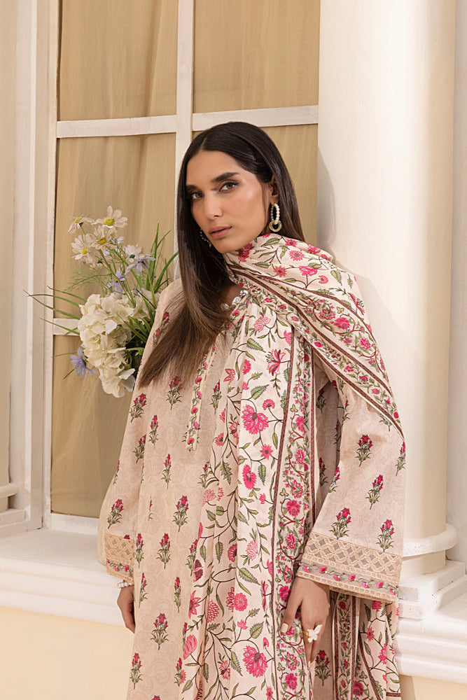 LSM | Embroidered and Printed Lawn | LG-MM-0225 - Official LSM stockist in UK - Sakeena London