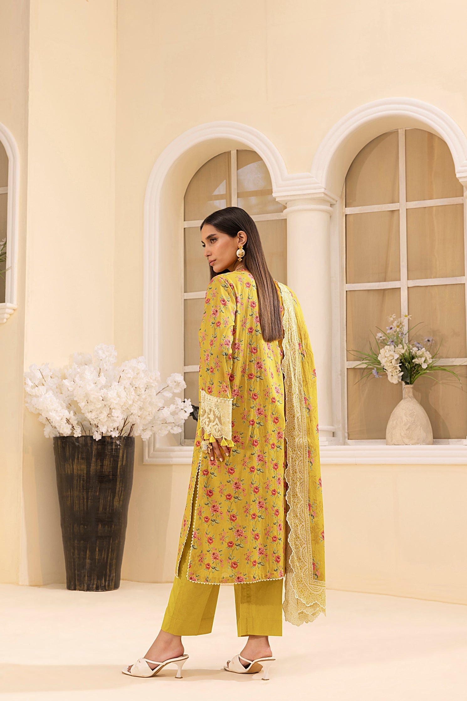 LSM | Embroidered and Printed Lawn | LG-MM-0226 - Official LSM stockist in UK - Sakeena London