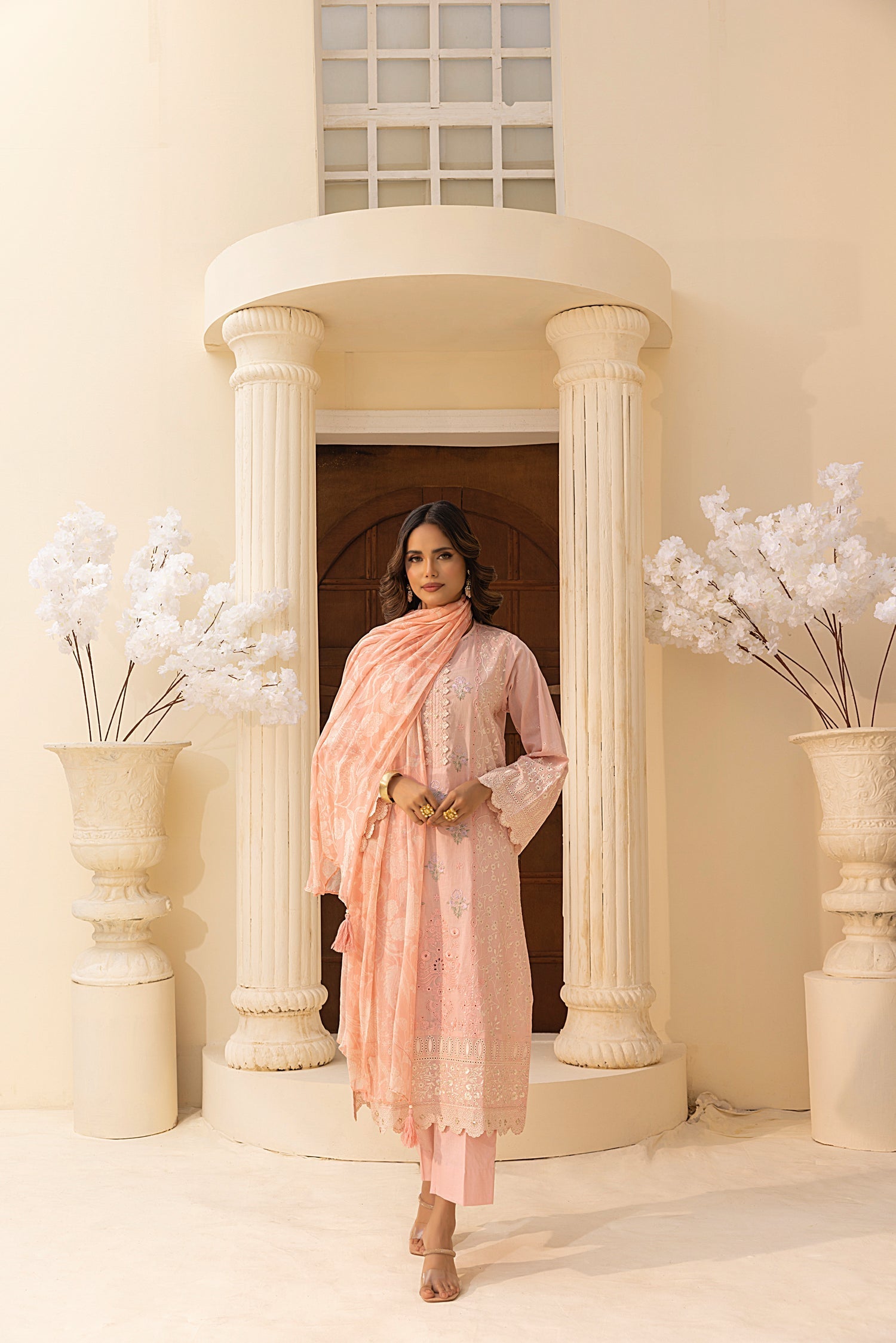 LSM | Embroidered and Printed Lawn | LG-IZ-0201 - Official LSM stockist in UK - Sakeena London