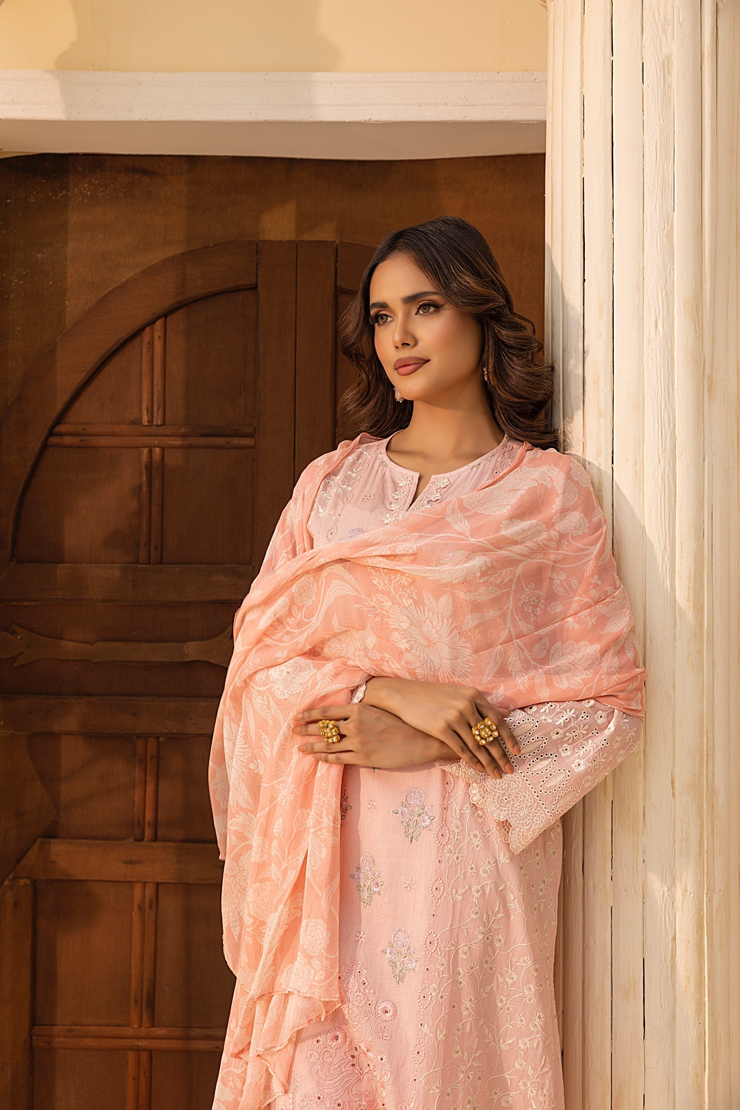 LSM | Embroidered and Printed Lawn | LG-IZ-0201 - Official LSM stockist in UK - Sakeena London