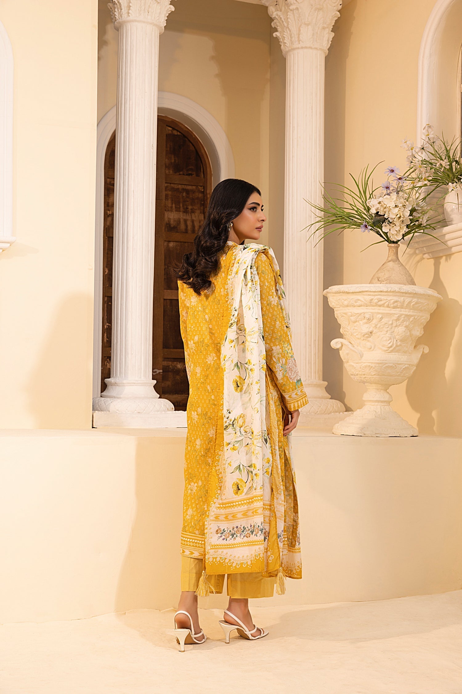 LSM | Embroidered and Printed Lawn | LG-MM-0241 - Official LSM stockist in UK - Sakeena London