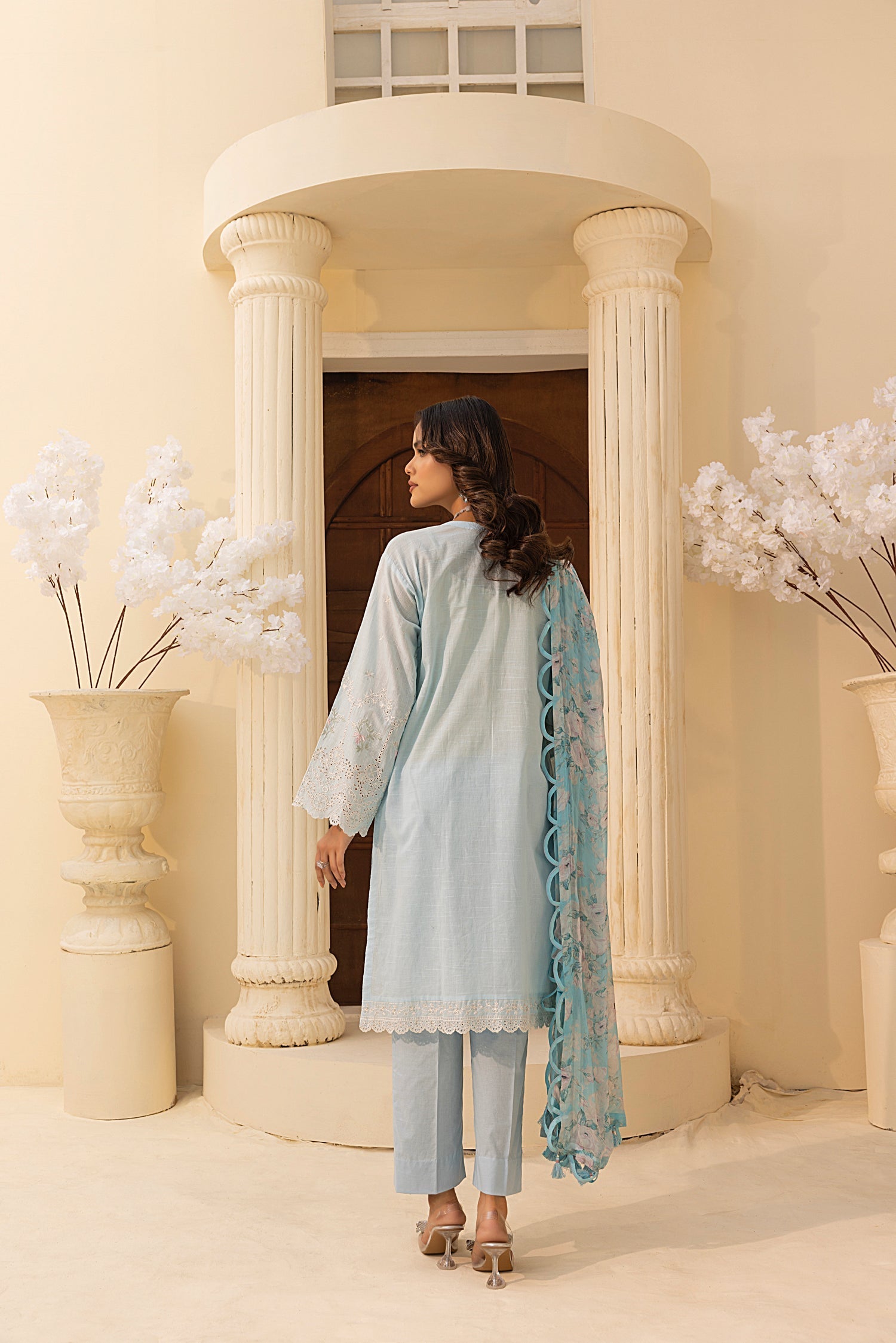 LSM | Embroidered and Printed Lawn | LG-IZ-0200 - Official LSM stockist in UK - Sakeena London