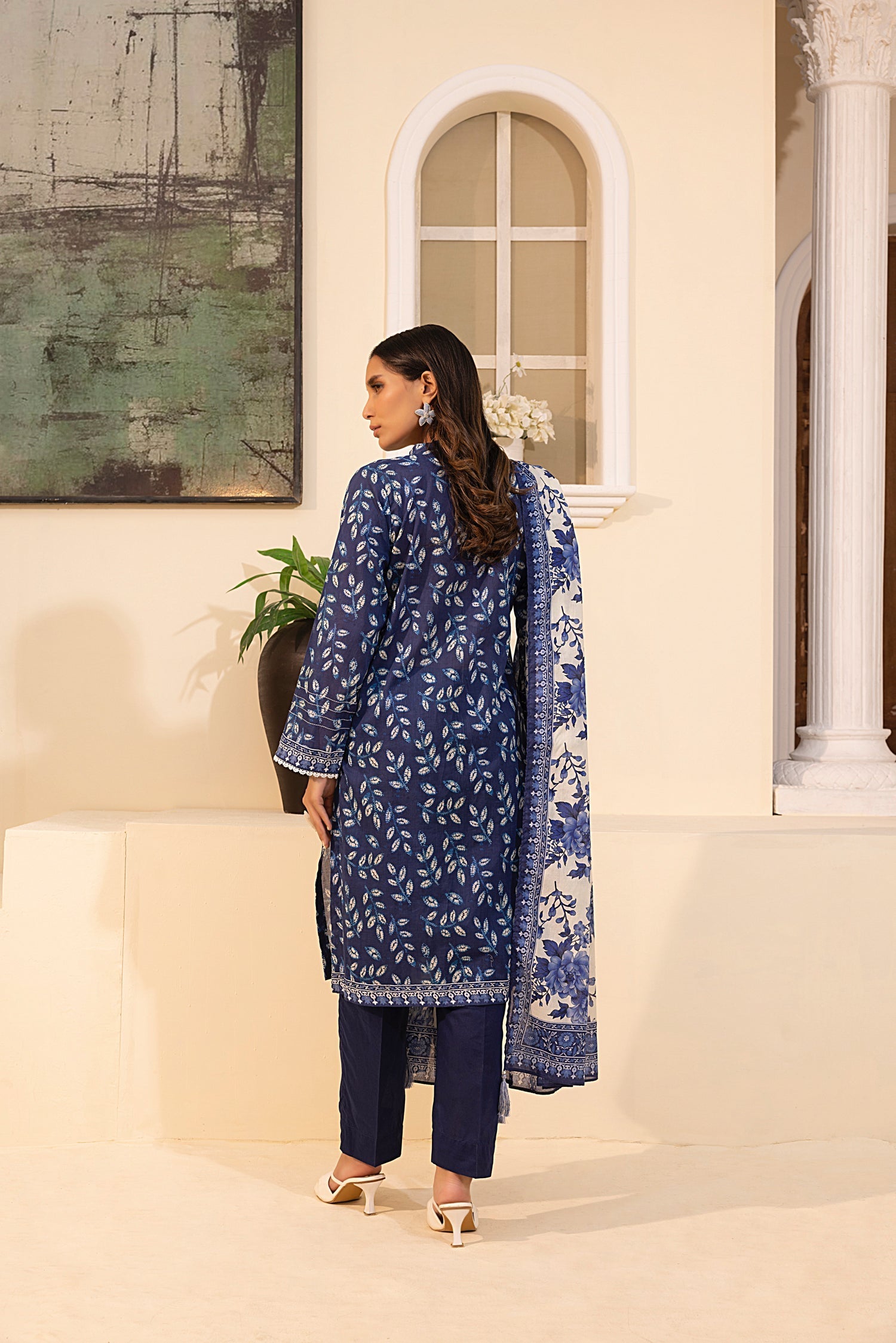 LSM | Embroidered and Printed Lawn | LG-MM-0243 - Official LSM stockist in UK - Sakeena London