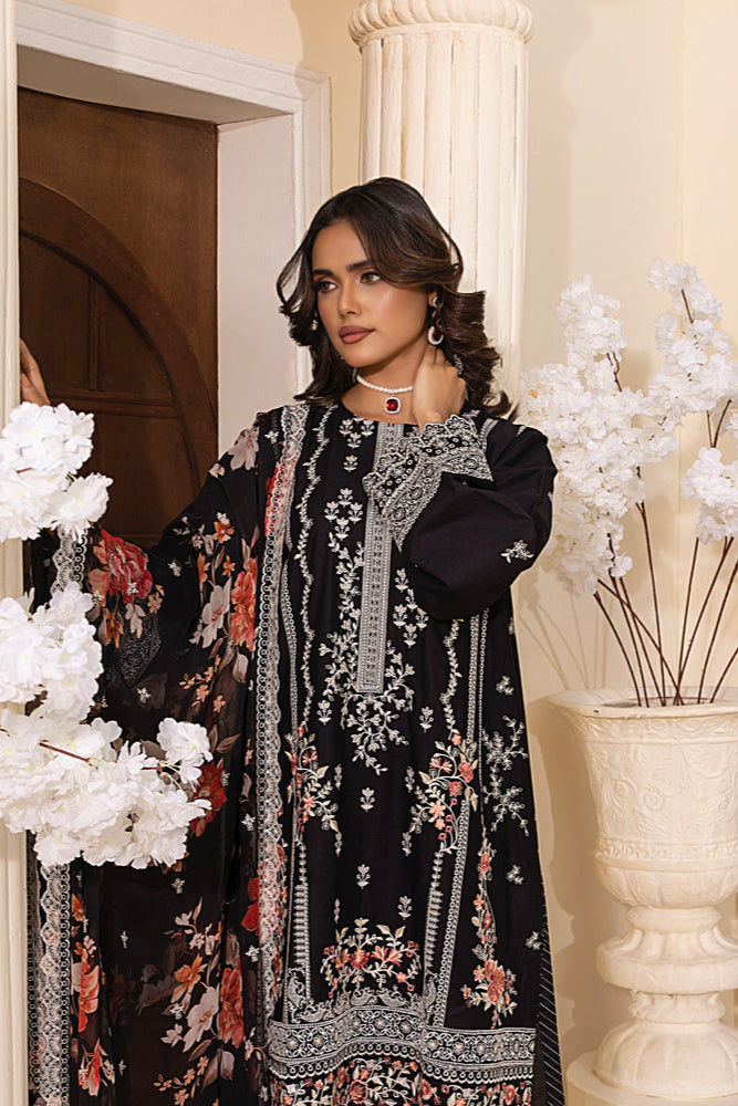 LSM | Embroidered and Printed Lawn | LG-RL-0059 - Official LSM stockist in UK - Sakeena London