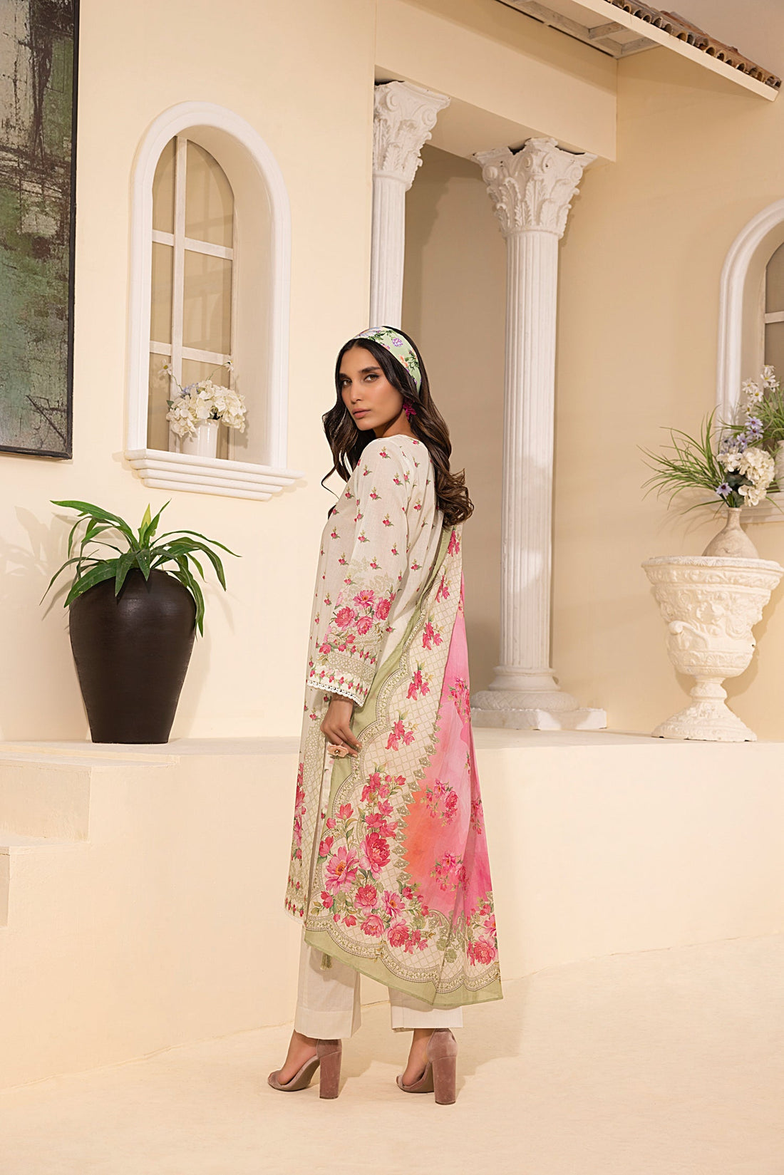 LSM | Embroidered and Printed Lawn | LG-MM-0245 - Official LSM stockist in UK - Sakeena London