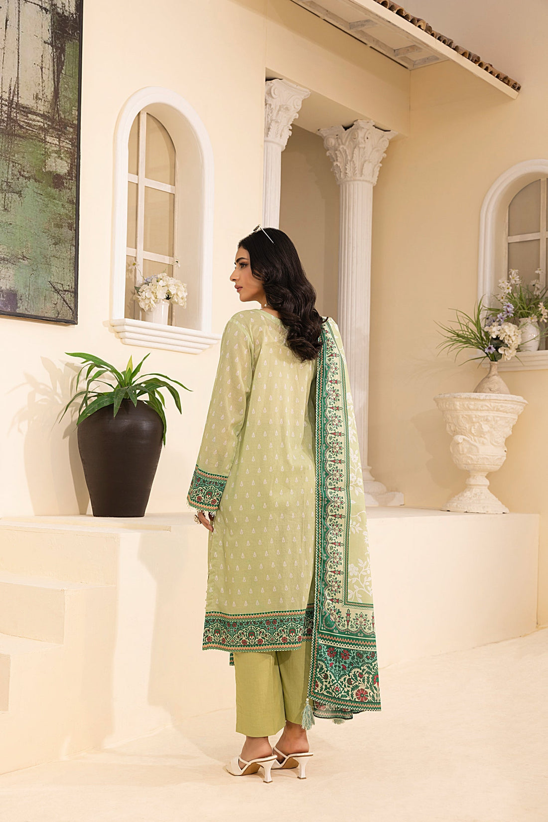 LSM | Embroidered and Printed Lawn | LG-MM-0246 - Official LSM stockist in UK - Sakeena London