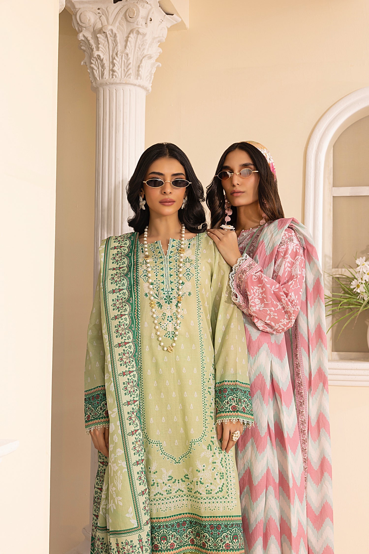 LSM | Embroidered and Printed Lawn | LG-MM-0247 - Official LSM stockist in UK - Sakeena London