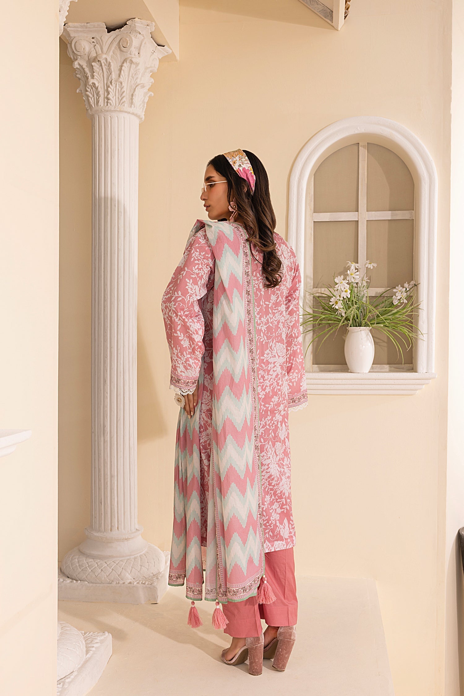 LSM | Embroidered and Printed Lawn | LG-MM-0247 - Official LSM stockist in UK - Sakeena London