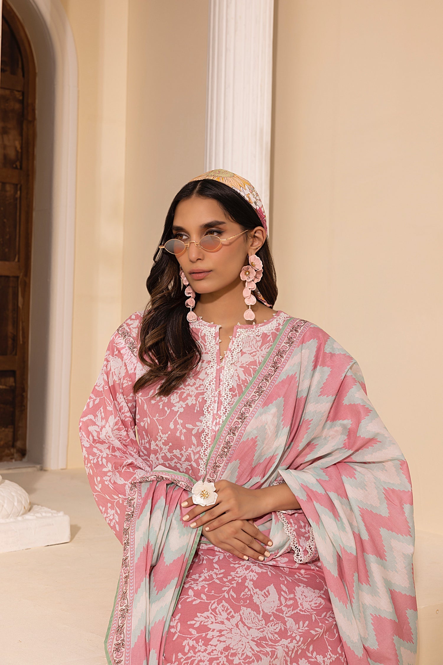 LSM | Embroidered and Printed Lawn | LG-MM-0247 - Official LSM stockist in UK - Sakeena London