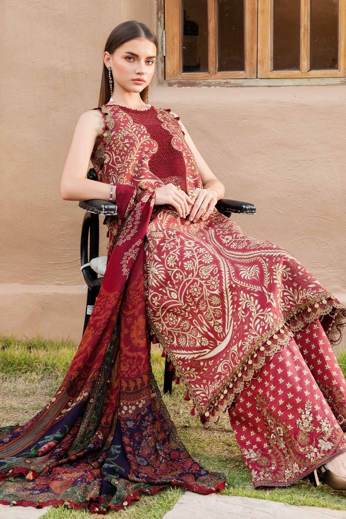 Maria B | M Prints 25 | MPT-2512-A - Official Maria B stockist in UK - Sakeena London
