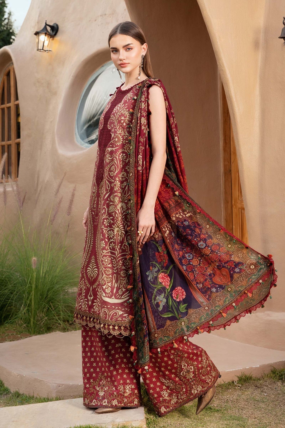 Maria B | M Prints 25 | MPT-2512-A - Official Maria B stockist in UK - Sakeena London