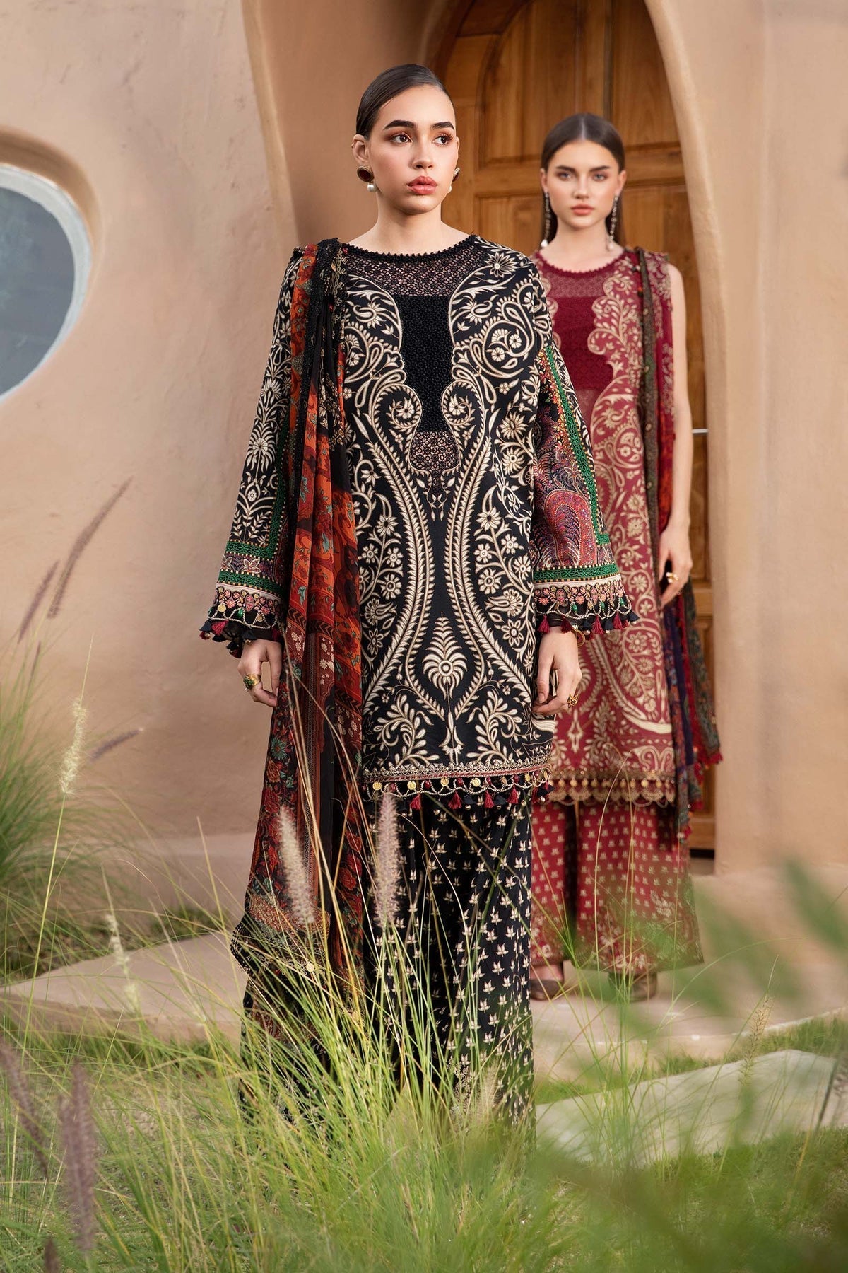 Maria B | M Prints 25 | MPT-2512-B - Official Maria B stockist in UK - Sakeena London