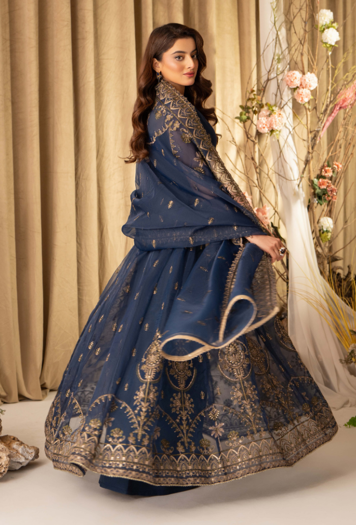 Humdum | Chiffon Collection | HOC - D08 - Official Humdum stockist in UK - Sakeena London