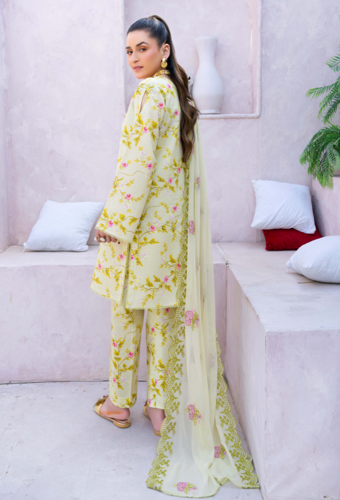 Humdum | Gardenia Lawn 24 | PLG 3 - D07 - Official HumDum stockist in UK - Sakeena London