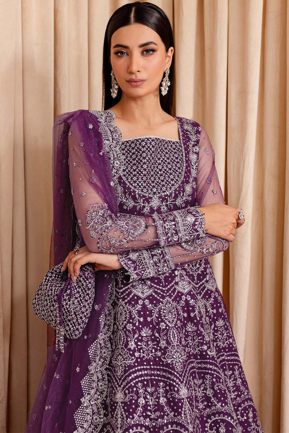 Farasha | Lumiere Formals | Plum Passion - Official Farasha stockist in UK - Sakeena London