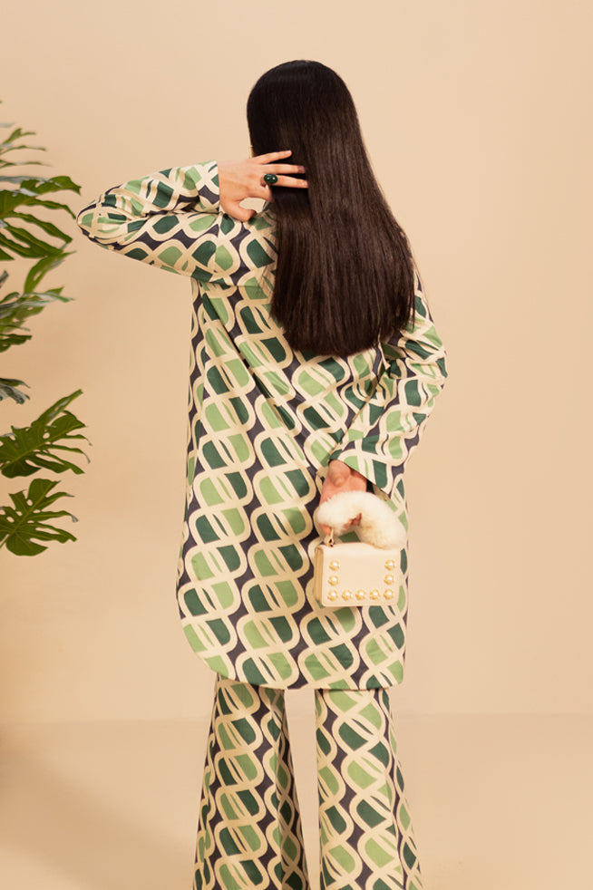 Fozia Khalid | Print Edit | Emeraude - Official Fozia Khalid stockist in UK - Sakeena London
