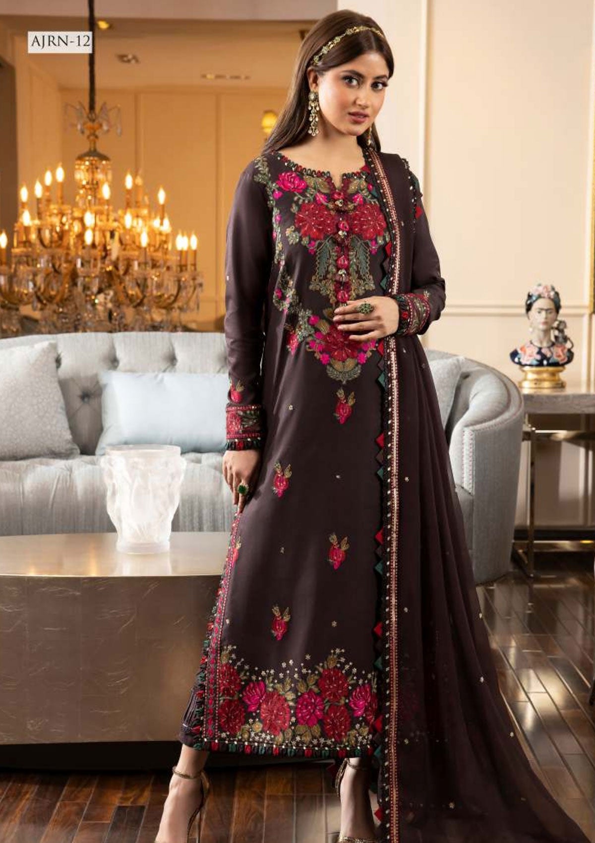 Winter Collection - Asim Jofa - Rang-e-Noor - AJRN#12