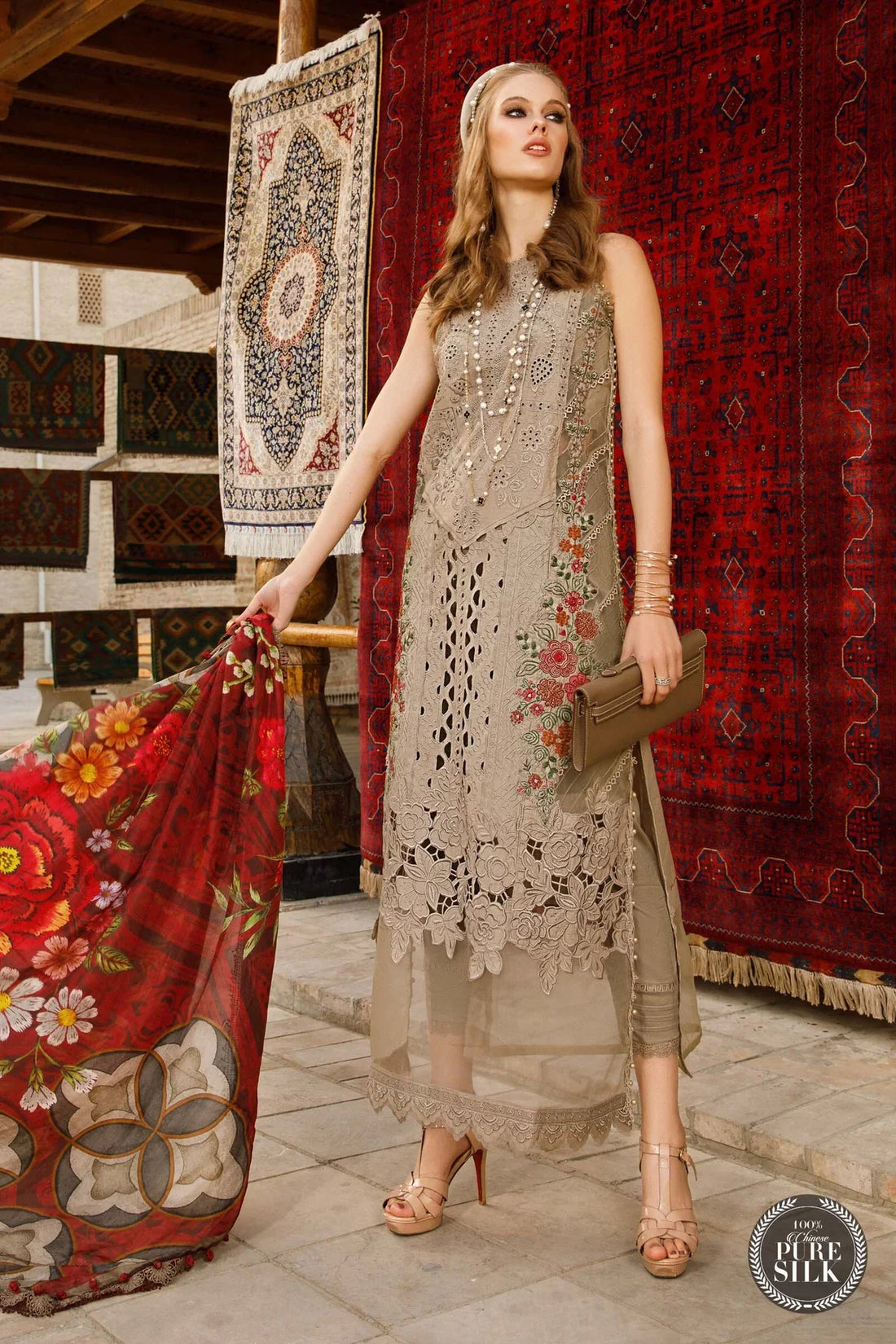 Maria B | Luxury Lawn | D-2313-A - Official Maria B stockist in UK - Sakeena London