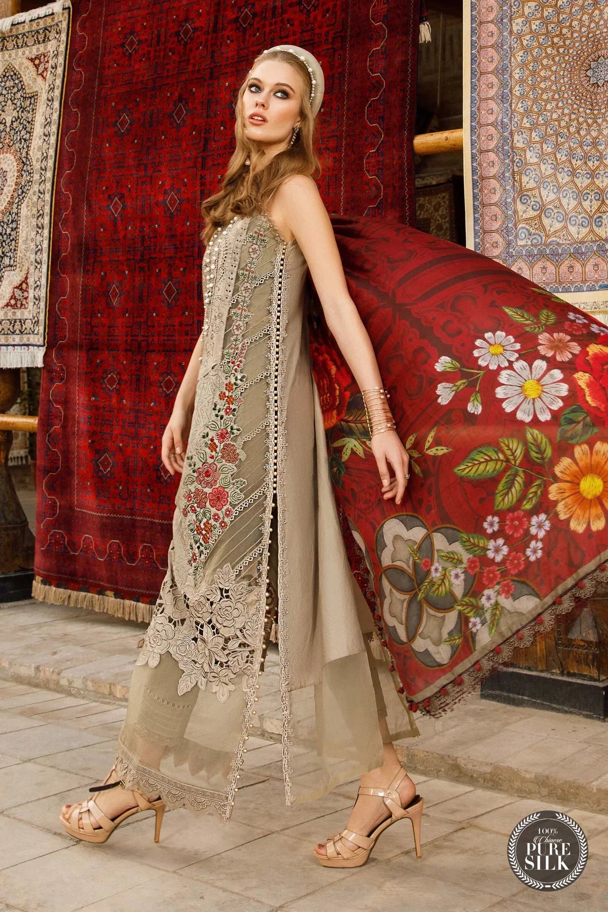 Maria B | Luxury Lawn | D-2313-A - Official Maria B stockist in UK - Sakeena London
