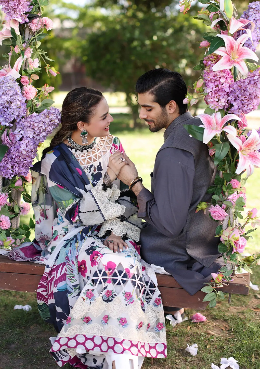Elaf Premium | Prints Chikankari 24 | 01A LOVELIGHT - Official Elaf Premium stockist in UK - Sakeena London